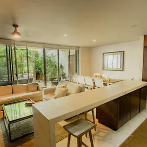 Ideal 4 Groups Aldeazama 2br 10pax Apt Papaya Playa Tulum
